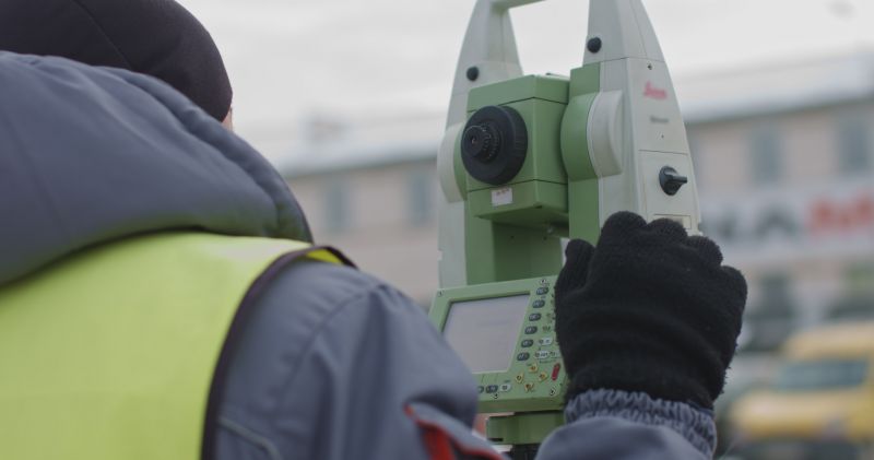 Surveying Equipment in Action